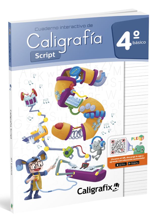 CUADERNO INTERACTIVO CALIGRAFÍA SCRIPT 4TO BÁSICO
