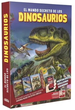 EL MUNDO SECRETO DE LOS DINOSAURIOS PACK 3 LIBROS GIGANTES
