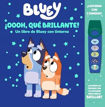 OOOH, QUÉ BRILLANTE-BLUEY-CON LINTERNA DE COLORES Y SONIDOS