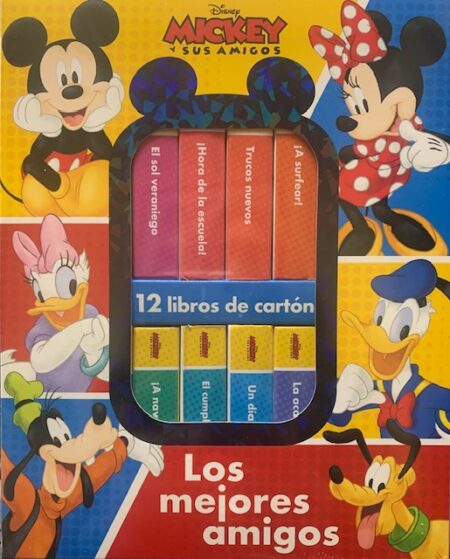 CAJA 12 LIBROS ACARTONADONOS DISNEY MICKEY Y SUS AMIGOS
