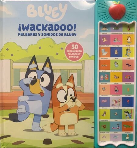 BLUEY- WACKADOO-CON PALABRAS Y SONIDOS 30 BOTONES