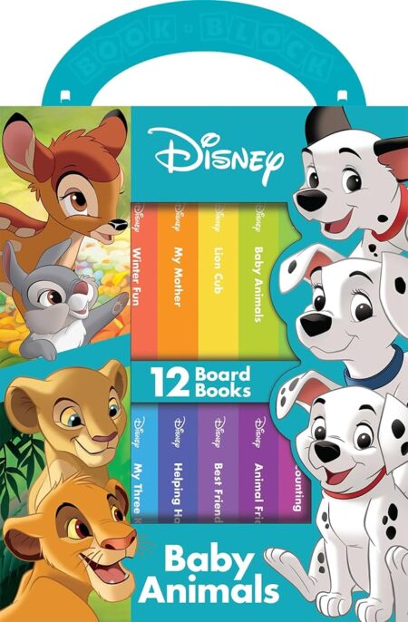 CAJA 12 LIBROS ANIMALES BEBES